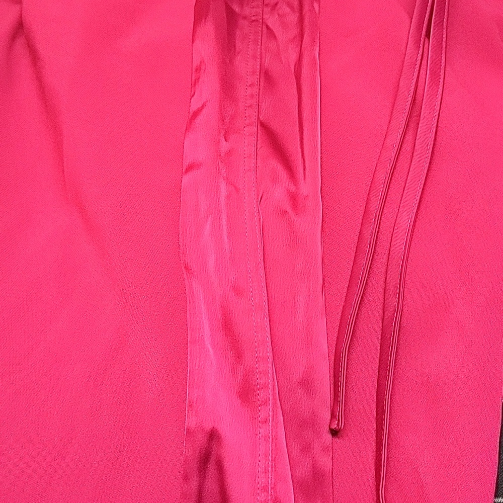 Nina Parker Fuchsia Drawstring Jogger Pants Wide Leg with Elastic Cuffs 2X - Picture 8 of 8